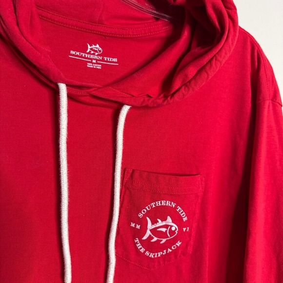 Southern‎ Tide Sweatshirt Men's Georgia Bulldog Long Sleeve Cotton Red - Picture 3 of 6